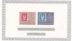 Posthornfrimerker 100 år - 1972