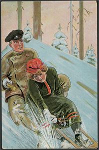 Ca 500 norske postkort, de fleste er stedskort i storformat. Men flere andre typer også representert.