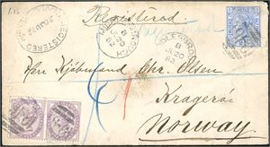 Ca 200 brev/kort etc, fra mange ulike land, og noen er sendt til Norge. Fra klassisk til ca 1950-tallet.