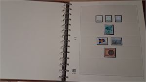 ÅLAND postfrisk samling 1984-2010 i Safe Dualalbum med kassett.