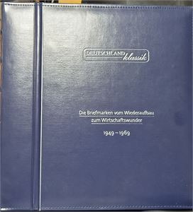 TYSKLAND, BRD. Postfrisk samling 1949-1969 i specialalbum, ojämnt besatt men många bättre märken och