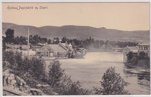 Buskerud Gjeithus Papirfabrik og Sliperi (E.Jacobsen) UB Småf.