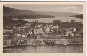 Notodden - Norge fra Notodden  (JHKü,484) stemplet 1913 frim. Fjernet