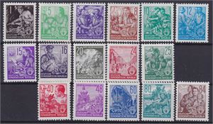 DDR AFA 176 - 193 (minus 187-88)  ** serie     (Verdi 1100.-)