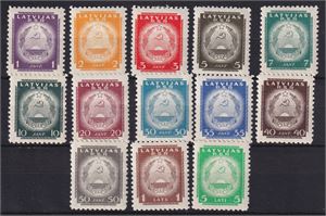 Latvia AFA 295 - 307 * serie