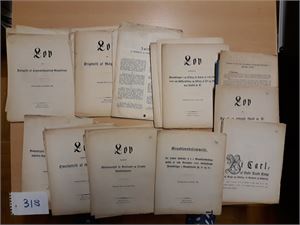 LITTERATUR 25 lovtekster, flest 1860-tallet