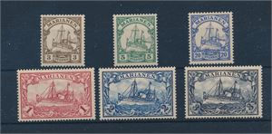 MARIANEN xx ex Mi 7-19, 6 verdier inkl 1-3 Mark (€ 103)