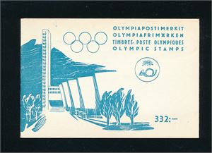 FINLAND xx Mi 399-402, 1952 OL i komplett hefte (€ 60)