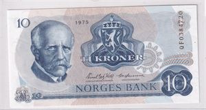 10 kroner 1975 QF 0384720 - erstatning