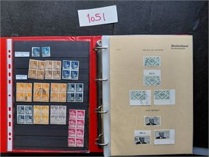 BRD o oppgitt komplett samling 1976-94 i ringperm. Ser bra ut. Medfølger en plansje 1948
