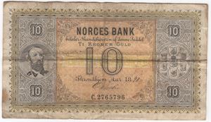10 kroner 1898 C.2765796. Kv.1-