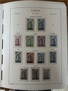 Samling Europamerker 1956-1990