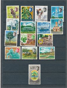 BRITISH INDIAN OCEAN TERRITORY o Mi 1-15 (€ 65)
