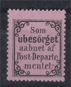 NORGE Rm 1**, Returmärke