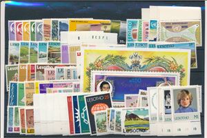 LESOTHO xx diverse merker ca 1960-80 (€ 145)