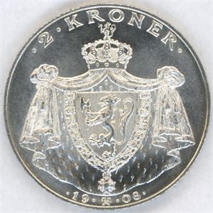 2 kroner Jubileum 1906. 0