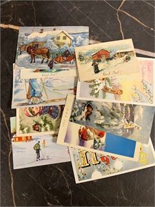 10 jule- og nyttårskort