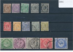 KENYA & UGANDA o ex SG 76-94, 1922-27 med verdier til 10sh (oppgitt £ 206)