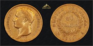 40 Franc 1811. Gull