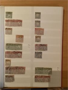 Tyskland Bayern , merker i instikksbok  stemplet og */**