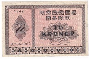 2 kroner 1942 B.7663962