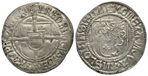 Skilling 1525, Oslo Frederik I (1524-1533) Kv.01