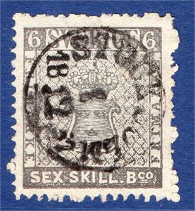 F3c 6 skill bco brunaktigt grå stämplad Stockholm 1.12.1857. Intyg OBE "mycket gott till prakt", 3-4,4,3-4