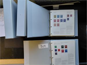 xx samling i 2 bind 1940-82 fra Samlerhuset. Ser komplett ut etter arkene minus Nk 260 og 272