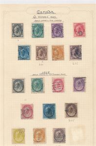 CANADA Albumark med 1897 til 10c og 1898 til 10c (ca £300)