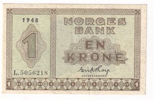 1 krone 1948 L