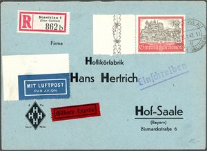 German occupation areas. A small collection in a stockbook.