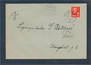 Brev stemplet "ÅLEFJÆR 26-VI-48" til Drangsholt