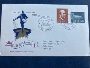 NK 593-94 Santalmisjon FDC
