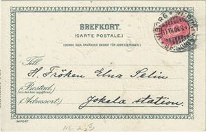 FINLAND, kort fra Viborg i 1904.