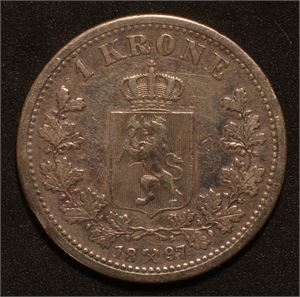 1 krone 1897. Kv.1