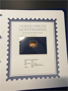 Norges første motivfrimerke sølv