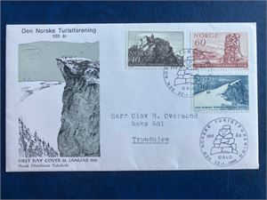 NK 599-601 Turistforening FDC