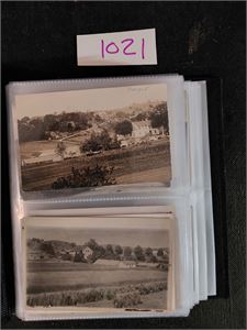 GRIMSTAD LT perm med 94 småformat. Mye innseilingen, Groos og oversikt over byen. Her er kort vi aldri har solgt på våre auksjoner