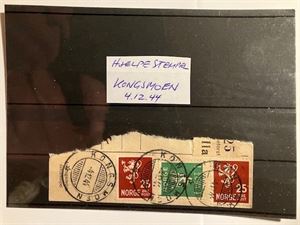 Kongsmoen - Nordtrøndelag - hjelpestempel 4.12.1944
