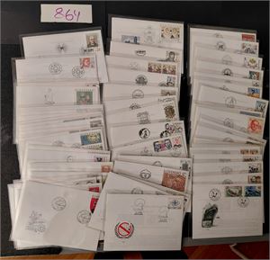 SLOVAKIA-FDC 50 forskjellige 1993-95, alle i hver sin plastlomme. (€ 120)