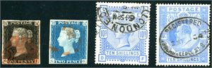 Great Britain. A collection to 1970 in a Davo-album.
