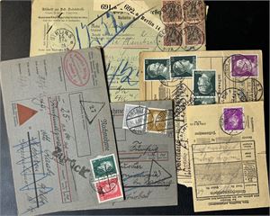 REICH-ADRESSEKORT/POSTBLANKETTER 5 stk 1901-42