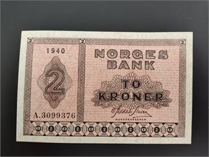 2 kroner 1940 A