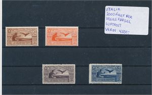 ITALIA xx Mi 354-57, 1930 Vergil luftpost (€ 210). Medfølger 362-68, 1931 Antonius med hengslet toppverdi