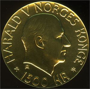 1500 kr Nobel 2001 i gull. PR