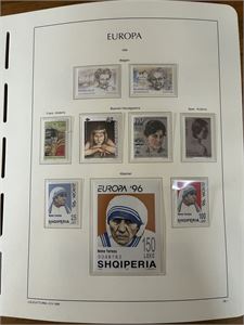 Samling Europamerker 1996-2000
