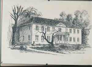 KUNST Nørholm, Knut Hamsuns hjem (Pål von Krogh -84).