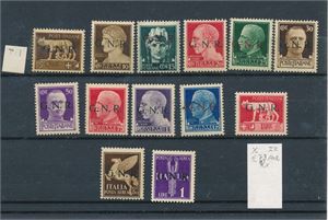 ITALIA-GNR x 13 forskjellige (€ 73 for xx)