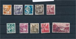 FR. ZONE - RHEINLAND-PFALZ o/xx Mi 32-41, komplett serie. 8pf er xx (€ 140)