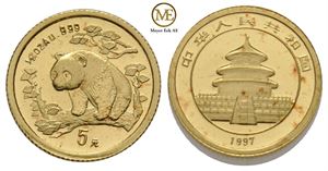 5 Yuan 1997 Kina. Kv.0